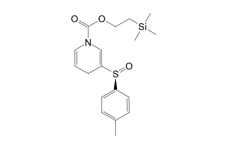 2-Trimethylsilylethyl (Ss)-3-(p-tosylsulfinyl)-1,4-dihydropyridine-1-carboxylate