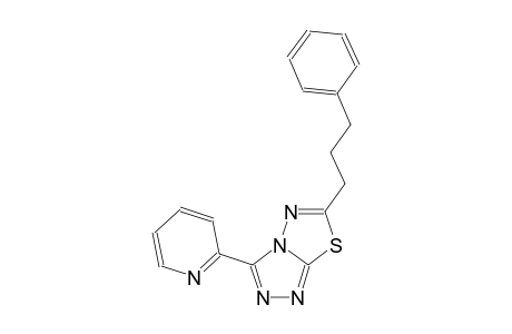 [1,2,4]triazolo[3,4-b][1,3,4]thiadiazole, 6-(3-phenylpropyl)-3-(2-pyridinyl)-