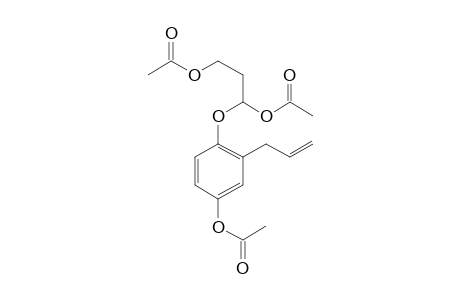 3-(Acetyloxy)-1-[4-(acetyloxy)-2-allylphenoxy]propyl acetate