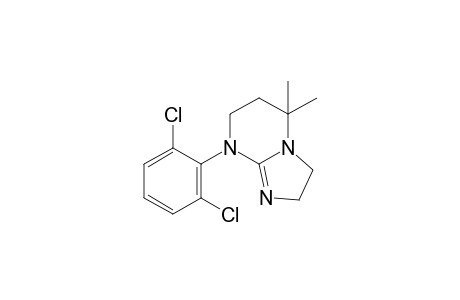 8-(2,6-dichlorophenyl)-5,5-dimethyl-2,3,5,6,7,8-hexahydroimidazo[1,2-a]pyrimidine