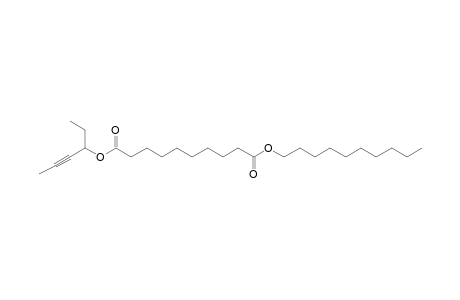 Sebacic acid, decyl hex-4-yn-3-yl ester