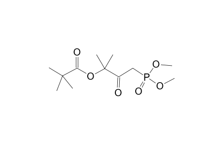 Propanoic acid 2,2-dimethyl-, 3-(dimethoxyphosphinyl)-1,1-dimethyl-2-oxopropyl ester