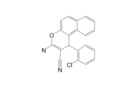 3-Amino-1-(2-chlorophenyl)-1H-benzo[F]chromene-2-carbonitrile