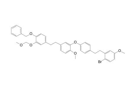1-(Benzyloxy)-4-(3-(4-(2-bromo-5-methoxyphenethyl)phenoxy)-4-methoxyphenethyl)-2-(methoxymethoxy)benzene