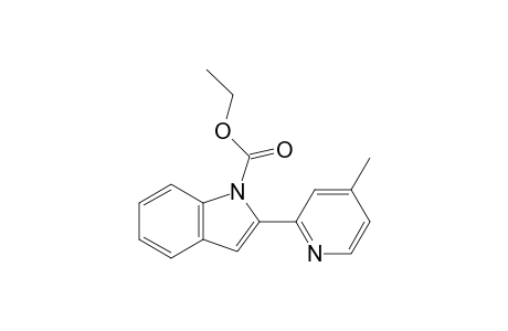 2-(4-Methyl-2-pyridinyl)-1-indolecarboxylic acid ethyl ester
