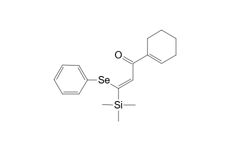 (Z)-1-phenylselenyl-1-trimethylsilyl-2-(cyclohex-1'-en-1'-ylcarbonyl)ethene