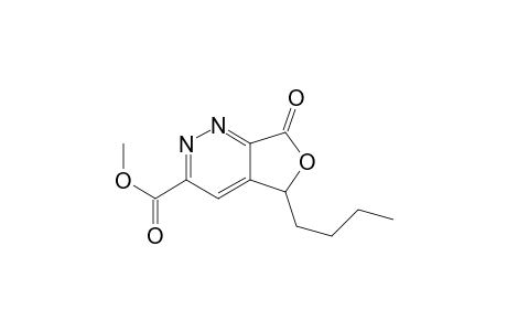 5,7-Dihydro-3-(methoxycarbonyl)-5-n-butyl-7-oxofuro[3,4-c]pyradazine