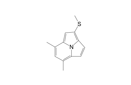 Pyrrolo[2,1,5-cd]indolizine, 5,7-dimethyl-2-(methylthio)-