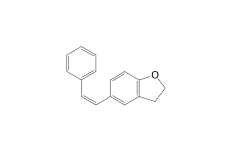 (Z)-1-phenyl-2-(2,3-dihydrobenzofuran-5-yl)ethene
