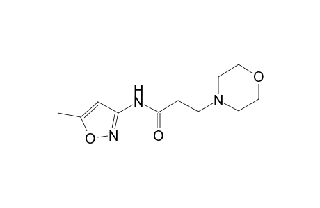 N-(5-methyl-3-isoxazolyl)-3-(4-morpholinyl)propanamide