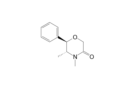 trans-2-phenyl-3,4-dimethyl-5-morpholinone