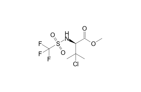 (S)-N-Trifluoromethanesulfonyl-3-chlorovaline methyl ester