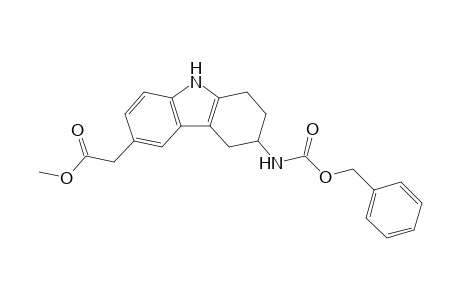 (6-Benzyloxycarbonylamino-6,7,8,9-tetrahydro-5H-carbazol-3-yl)acetic acid methyl ester