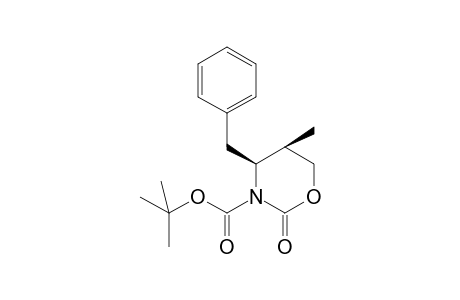 (4S,5R)-4-Benzyl-5-methyl-3-(tert-butylcarboxylate)-tetrahydro-2H-1,3-oxazin-2-one