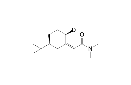 (E)-[(cis)-2'-Deuterio-5'-(1",1"-dimethylethyl)cyclohexylidene]-N,N-dimethylacetamide