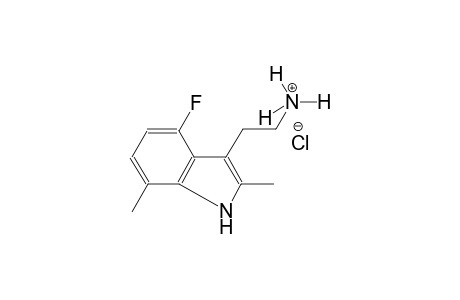 1H-indole-3-ethanaminium, 4-fluoro-2,7-dimethyl-, chloride