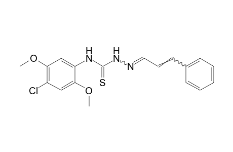 4-(4-chloro-2,5-dimethoxyphenyl)-1-cinnamylidene-3-thiosemicarbazide