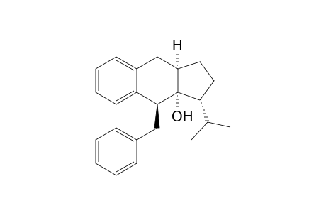 (3SR,3aRS,4SR,9aRS)-4-Benzyl-3-isopropyl-1,2,3,4,9,9a-hexahydro-3aH-cyclopenta[b]-naphthalen-3a-ol