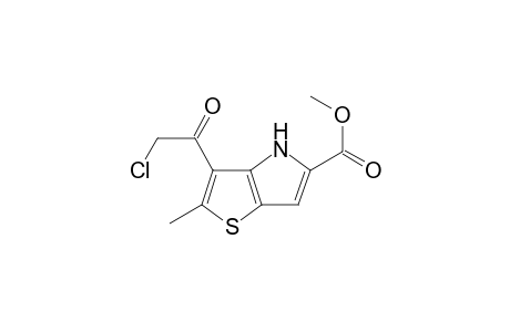 4H-Thieno[3,2-b]pyrrole-5-carboxylic acid, 3-(2-chloroacetyl)-2-methyl-, methyl ester