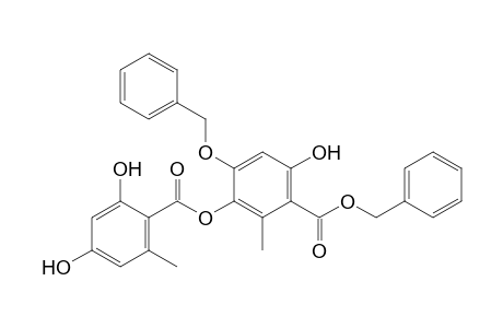Benzyl 4-benzyloxy-3-(2',4'-dihydroxy-6'-methylbenzoyloxy)-6-hydroxy-2-methylbenzoate