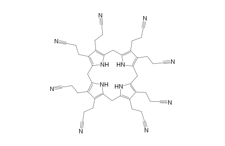 Porphyrinogen-2,3,7,8,12,13,17,18-octakis(propiononitrile)