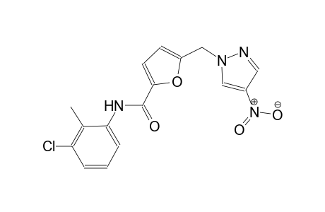 N-(3-chloro-2-methylphenyl)-5-[(4-nitro-1H-pyrazol-1-yl)methyl]-2-furamide