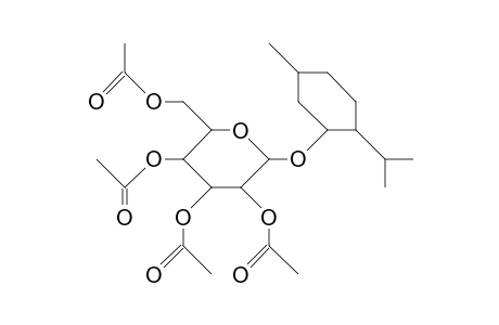 Tetra-O-acetyl-1-D-menthyl.beta.-D-glucopyranoside