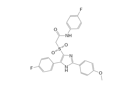 acetamide, N-(4-fluorophenyl)-2-[[5-(4-fluorophenyl)-2-(4-methoxyphenyl)-1H-imidazol-4-yl]sulfonyl]-