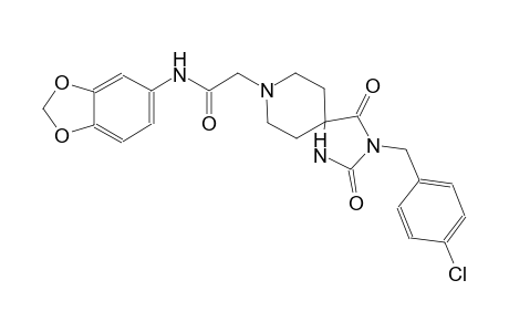 1,3,8-triazaspiro[4.5]decane-8-acetamide, N-(1,3-benzodioxol-5-yl)-3-[(4-chlorophenyl)methyl]-2,4-dioxo-