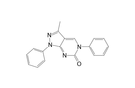 3-Methyl-1,5-diphenyl-6-pyrazolo[3,4-d]pyrimidinone