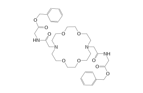 benzyl ({[16-(2-{[2-(benzyloxy)-2-oxoethyl]amino}-2-oxoethyl)-1,4,10,13-tetraoxa-7,16-diazacyclooctadecan-7-yl]acetyl}amino)acetate