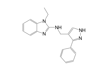 1H-benzimidazol-2-amine, 1-ethyl-N-[(3-phenyl-1H-pyrazol-4-yl)methyl]-