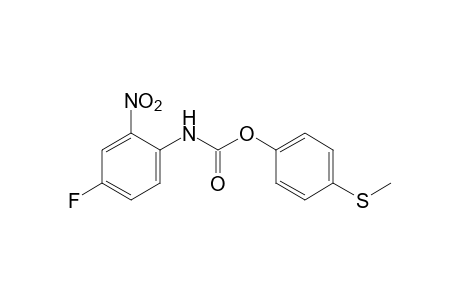 4-fluoro-2-nitrocarbanilic acid, p-(methylthio)phenyl ester