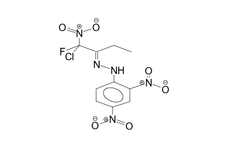 1-FLUORO-1-CHLORO-1-NITROBUTANONE-2, 2,4-DINITROPHENYLHYDRAZONE