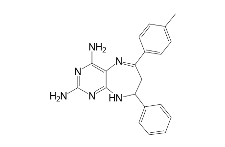 6-(4-Methylphenyl)-8-phenyl-8,9-dihydro-7H-pyrimido[4,5-b][1,4]diazepine-2,4-diamine