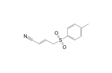 (E)-4-(4-methylphenyl)sulfonyl-2-butenenitrile