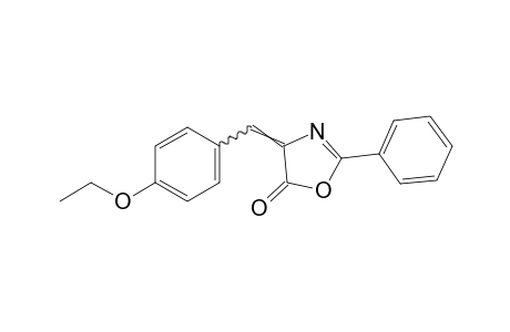 4-(p-ethoxybenzylidene)-2-phenyl-2-oxazolin-5-one