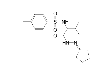 valine, N-[(4-methylphenyl)sulfonyl]-, 2-cyclopentylidenehydrazide