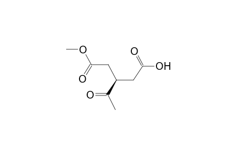 3-Acetyl-5-methoxy-5-oxopentanoic acid