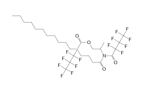 R-Palmitoyl-(1-methyl) ethanolamide, N,o-bis(heptafluorobutyryl)-