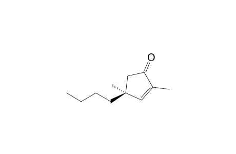 (S)-4-Butyl-2,4-dimethylcyclopent-2-enone