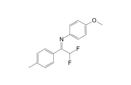 N-(2,2-difluoro-1-p-tolylethylidene)-4-methoxyaniline