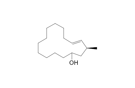 3-Methylcyclopentadec-4-en-1-ol