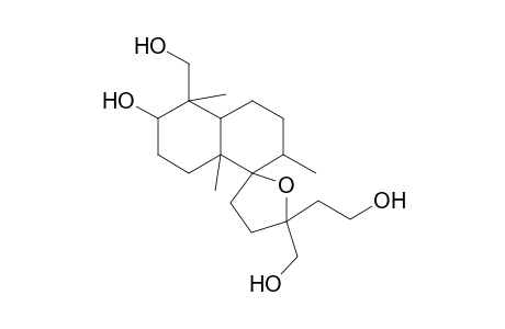 ((1'S,2'R,5'R,6'S,8a'S)-6'-hydroxy-5-(2-hydroxyethyl)-2',5',8a'-trimethyldecahydro-2'H,3H-spiro[furan-2,1'-naphthalene]-5,5'-diyl)dimethanol
