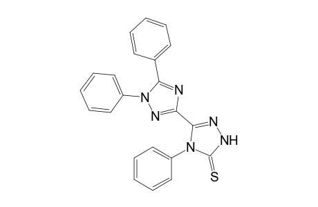 4,1',5'-triphenyl-1,4-dihydro-1'H-[3,3']bi[[1,2,4]triazolyl]-5-thione