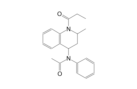 N-(2-methyl-1-propionyl-1,2,3,4-tetrahydro-4-quinolinyl)-N-phenylacetamide
