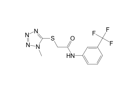 2-[(1-Methyl-1H-tetraazol-5-yl)sulfanyl]-N-[3-(trifluoromethyl)phenyl]acetamide