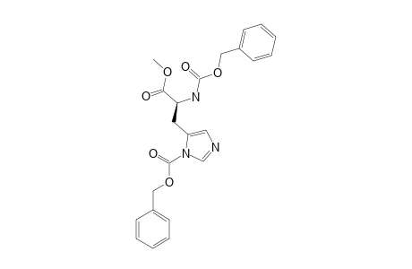 N,N(IMID)-BISCARBONYLBENZYLOXY-L-HISTIDINE-METHYLESTER