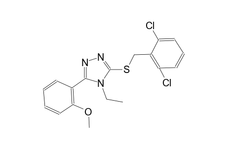 3-[(2,6-dichlorobenzyl)sulfanyl]-4-ethyl-5-(2-methoxyphenyl)-4H-1,2,4-triazole