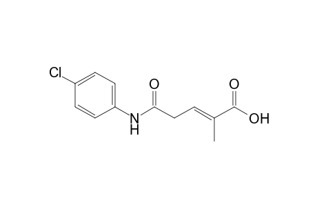 (E)-4-(4-Chlorophenylcarbamoyl)-2-methylbut-2-enoic acid